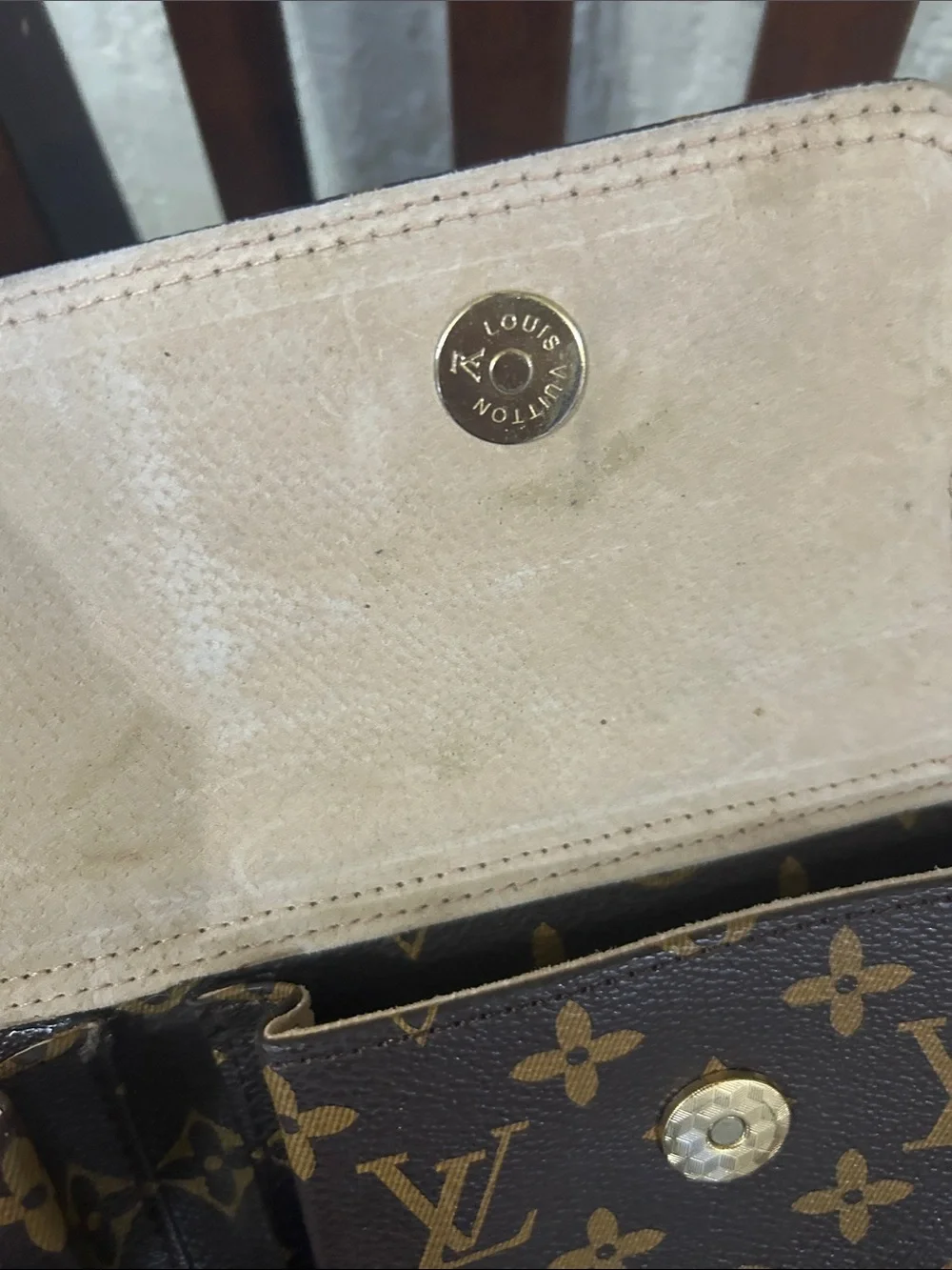 Monogram Canvas Brown and Tan Messenger Shoulder Bag